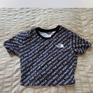 The North Face Black and White Logo Tee